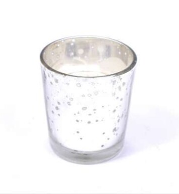 Reflective Mercury Glass Votive