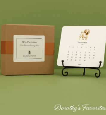Gift Dog Calendar