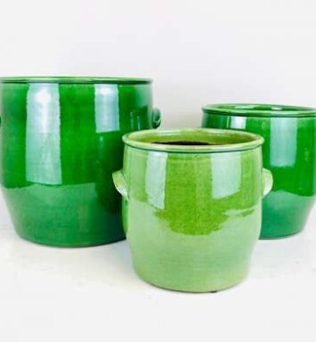 Green Handled Pot