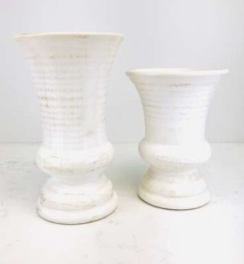 White Ceramic Urn