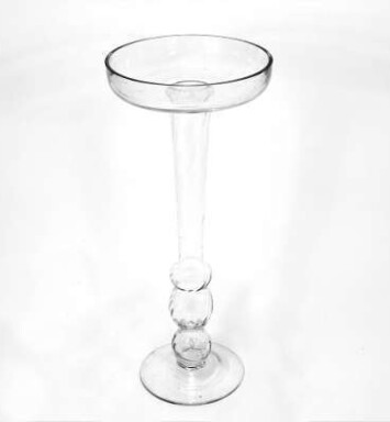 Tall Clear Glass Compote